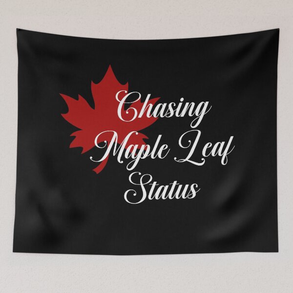 Item preview, Chasing Maple Leaf Status Mangled Lyrics designed and sold by babbselasdesigns.
