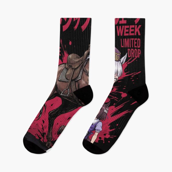 Item preview, Umamusume Funny Crossover Golden Week x Special Week Pretty Derby Horse Girl Racing Track Start Gate Finish Line Tokai Teio Special Week Silence Suzuka Fan Art Poster T-Shirt  designed and sold by Senpaiwaves.