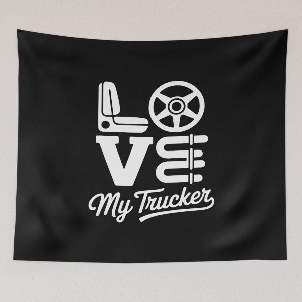 Item preview, Truck Driver Wife Husband Girlfriend Love My Trucker designed and sold by nicomitchell.