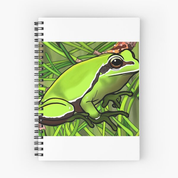 Item preview, Pine Barrens Treefrog – Vibrant Amphibian Illustration designed and sold by RivendellBird.