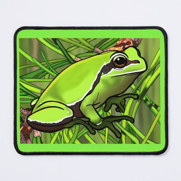 Item preview, Pine Barrens Treefrog – Vibrant Amphibian Illustration designed and sold by RivendellBird.