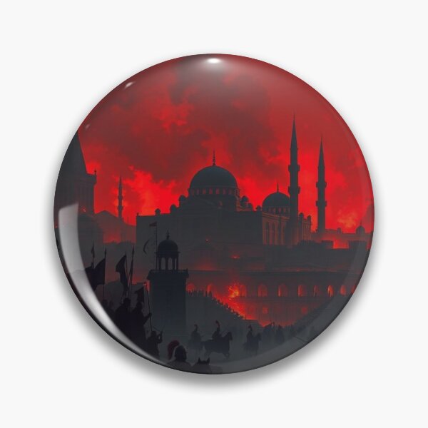 Item preview, Fall of Constantinople 1453 - Ottoman Conquest of Istanbul with Hagia Sophia Dramatic Historical Art designed and sold by EllDAV777.