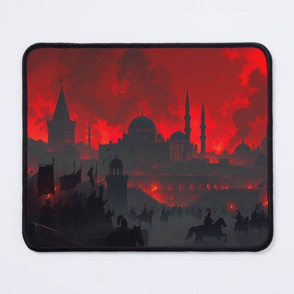 Item preview, Fall of Constantinople 1453 - Ottoman Conquest of Istanbul with Hagia Sophia Dramatic Historical Art designed and sold by EllDAV777.