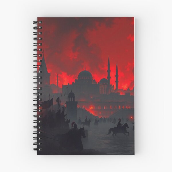 Item preview, Fall of Constantinople 1453 - Ottoman Conquest of Istanbul with Hagia Sophia Dramatic Historical Art designed and sold by EllDAV777.