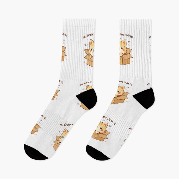 Item preview, My Social Battery Is Low - Cute Grumpy Cat designed and sold by StyleLap.