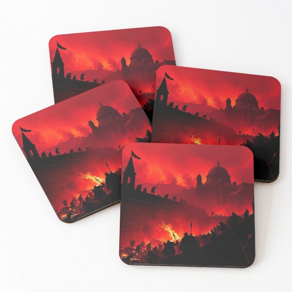 Item preview, Fall of Constantinople 1453 Epic Siege Battle Dark Fantasy Art designed and sold by EllDAV777.