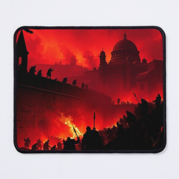 Item preview, Fall of Constantinople 1453 Epic Siege Battle Dark Fantasy Art designed and sold by EllDAV777.