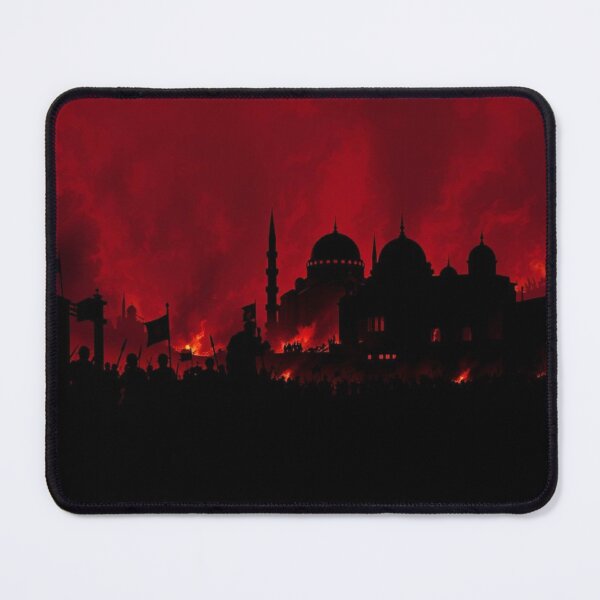Item preview, Fall of Constantinople 1453 - Dramatic Silhouette Art with Hagia Sophia and Ottoman Conquest designed and sold by EllDAV777.