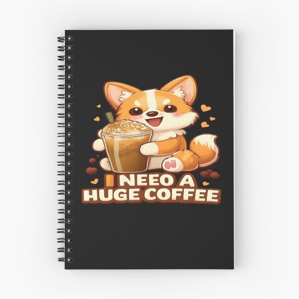 Item preview, Cute Corgi Coffee Meme – I Need a Huge Coffee  Funny Caffeine Lover Humor Design designed and sold by FernandsOficial.
