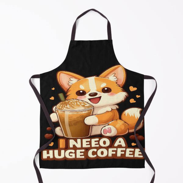 Item preview, Cute Corgi Coffee Meme – I Need a Huge Coffee Funny Caffeine Lover Humor Design designed and sold by FernandsOficial.