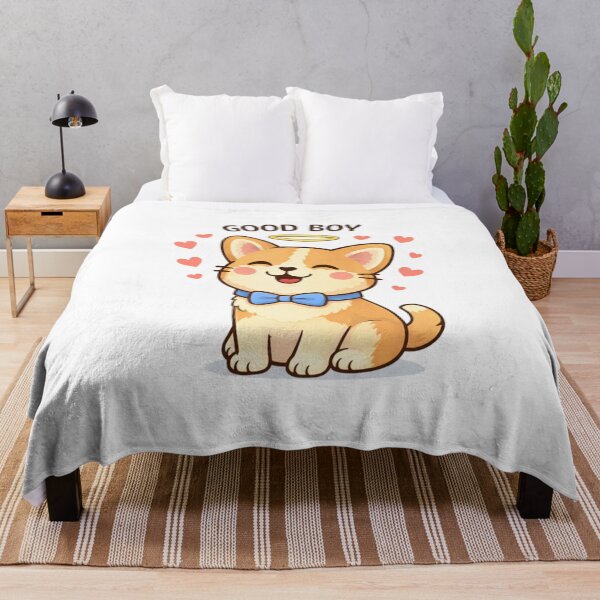 Item preview, Good Boy Corgi - Cute Angel Dog Illustration designed and sold by StyleLap.