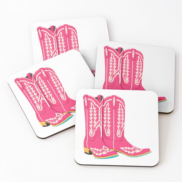 Item preview, hot pink cowgirl boot  designed and sold by MinaKiarts.