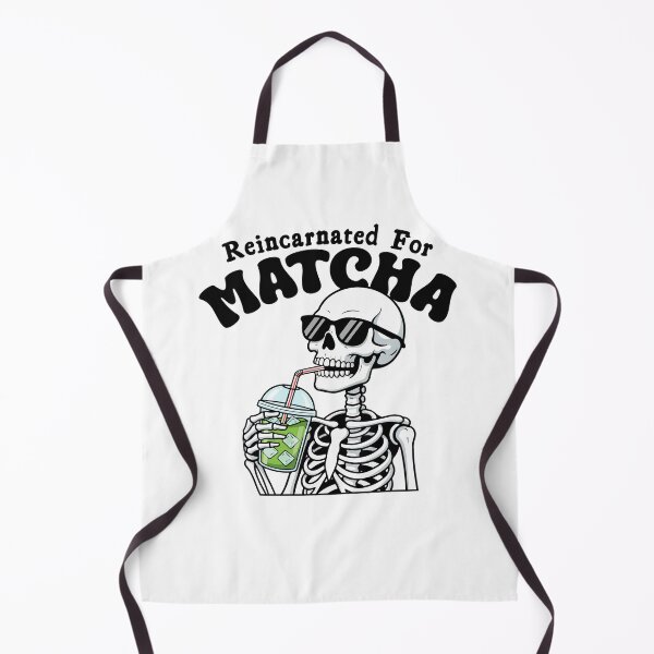 Item preview, Reincarnated For Matcha Skeleton Drinking Iced Matcha Funny Aesthetic designed and sold by dianadouri.