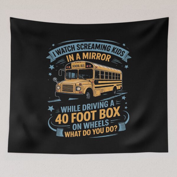 Item preview, I Watch Screaming Kids School Bus Driver designed and sold by andreaswest.