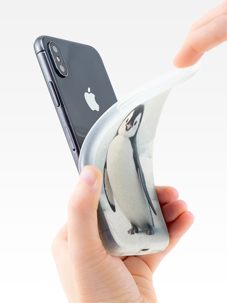 Thumbnail 4 of 5, iPhone Case, Baby Penguin designed and sold by Creative Visualize.