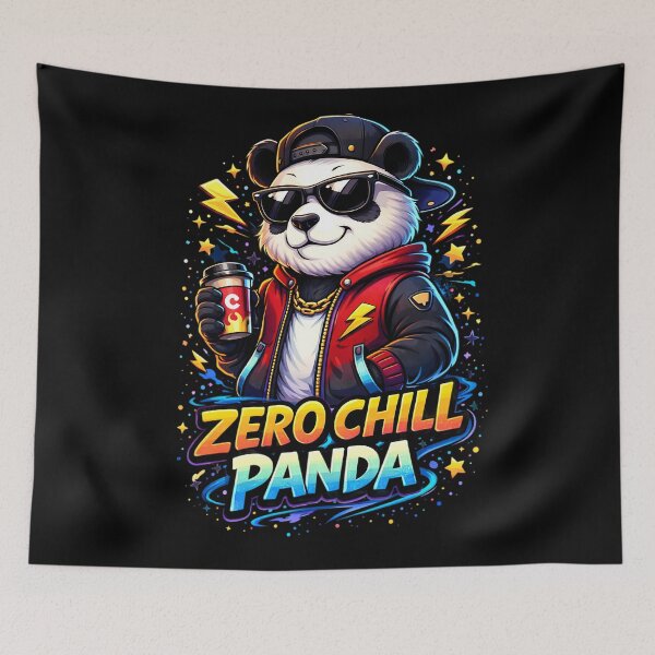 Item preview, Zero Chill Panda — Cool Streetwear Panda with Attitude | Urban Retro Design designed and sold by SoulenCify.