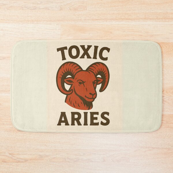 Item preview, Toxic Aries – Bold Zodiac Attitude designed and sold by NomadUSArt.