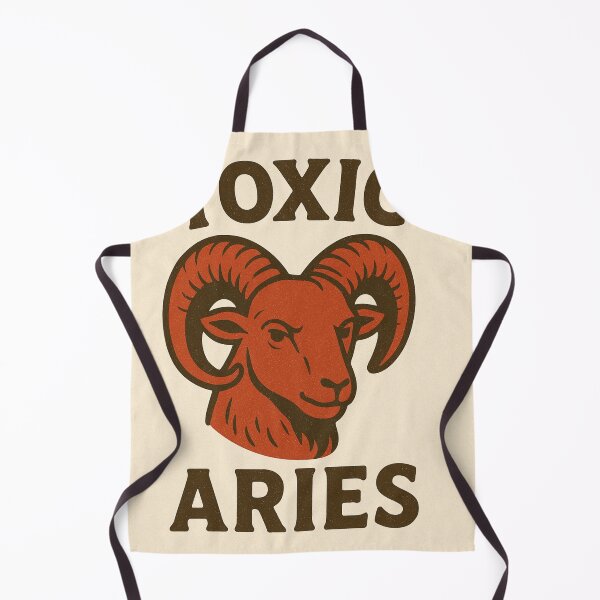 Item preview, Toxic Aries – Bold Zodiac Attitude designed and sold by NomadUSArt.