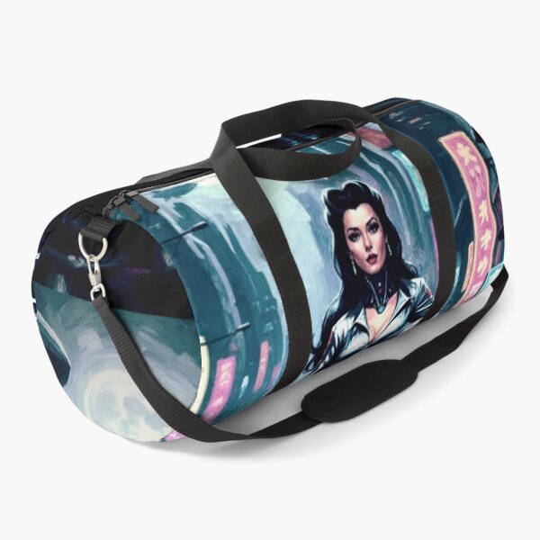 Item preview, Metallic Midnight - 1950s Vintage Cybernetic Aviator Pinup designed and sold by Art's Diner.