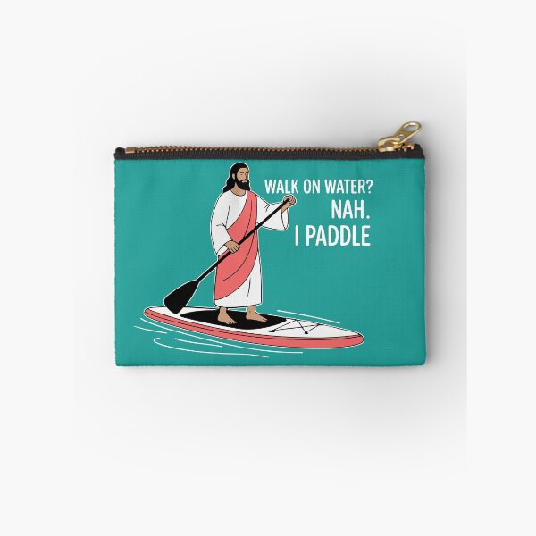 Item preview, Walk on Water? Nah. I Paddle – Funny Stand Up Paddle Holiday Humor Design designed and sold by SusanaDesigns.
