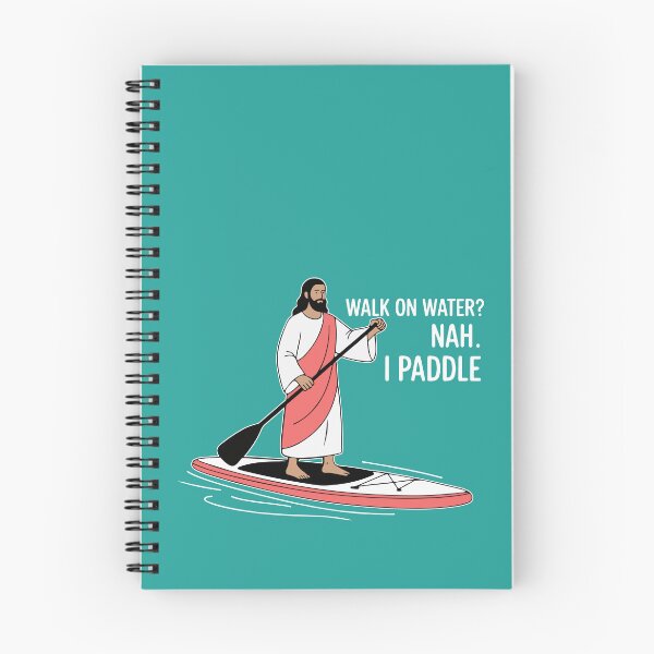 Item preview, Walk on Water? Nah. I Paddle – Funny Stand Up Paddle Holiday Humor Design designed and sold by SusanaDesigns.