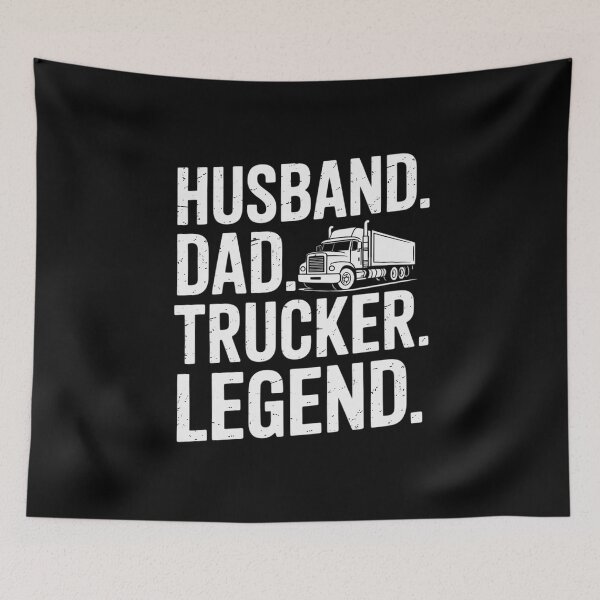 Item preview, Trucker Art For Truck Driver Husband Men Dad Trucking designed and sold by andreaswest.