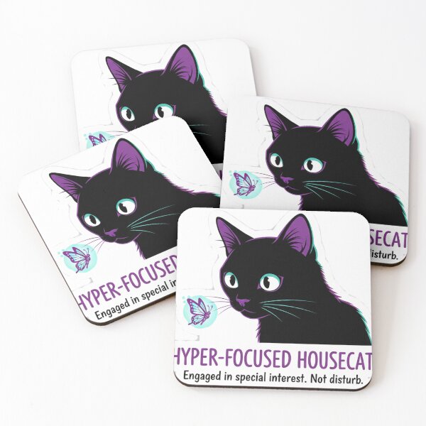 Item preview, Hyper-focused Housecat designed and sold by ndmedia.