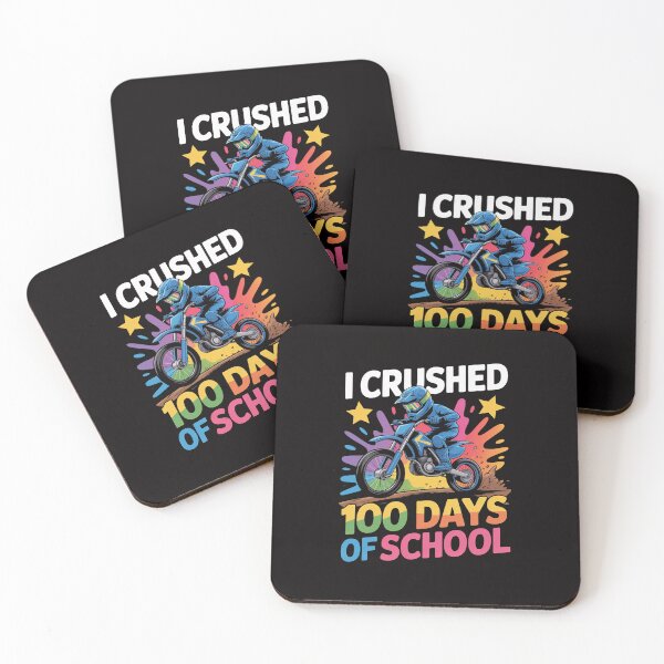 Item preview, I Crushed 100 Days Of School Dirt Bike Backpack For Boys designed and sold by margaridroso.
