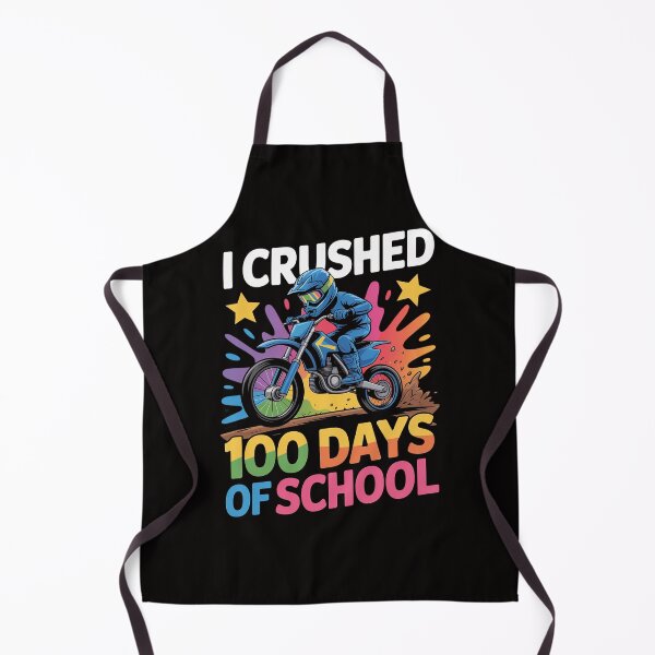 Item preview, I Crushed 100 Days Of School Dirt Bike Backpack For Boys designed and sold by margaridroso.