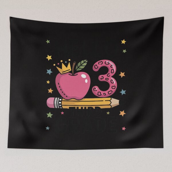 Item preview, Hello 3rd Third Grade Back To School Pink Leopard Teacher Men Women Kids designed and sold by margaridroso.