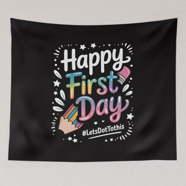 Item preview, Happy First Day Let's Do This Welcome Back To School designed and sold by margaridroso.