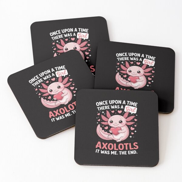 Item preview, Girl Who Loved Axolotls - Cute Axolotl for Girls designed and sold by margaridroso.