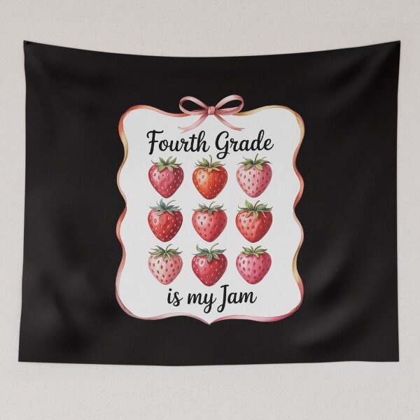 Item preview, Fourth Grade Is My Jam 4th Grade Strawberry Back to School designed and sold by margaridroso.