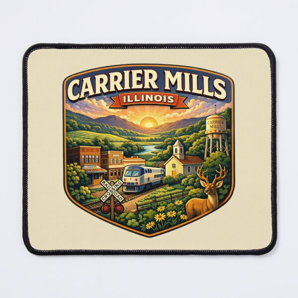 Item preview, Carrier Mills, Illinois designed and sold by Myra365Art.