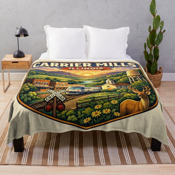 Item preview, Carrier Mills, Illinois designed and sold by Myra365Art.