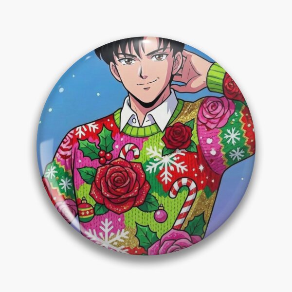 Item preview, Tuxedo Mask Ugly Christmas Sweater designed and sold by Solace Sparkles.
