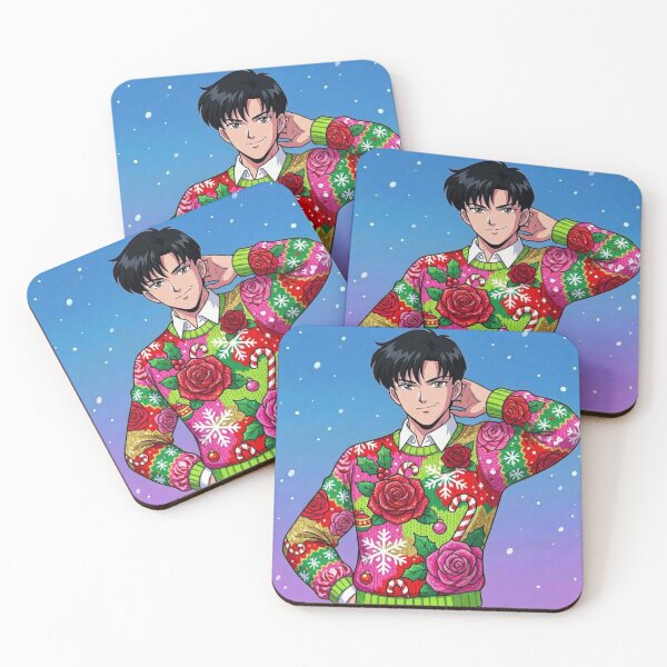 Item preview, Tuxedo Mask Ugly Christmas Sweater designed and sold by Solace Sparkles.
