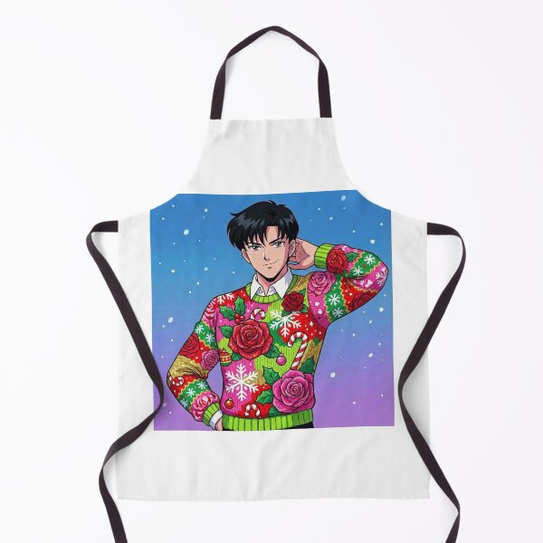 Item preview, Tuxedo Mask Ugly Christmas Sweater designed and sold by Solace Sparkles.