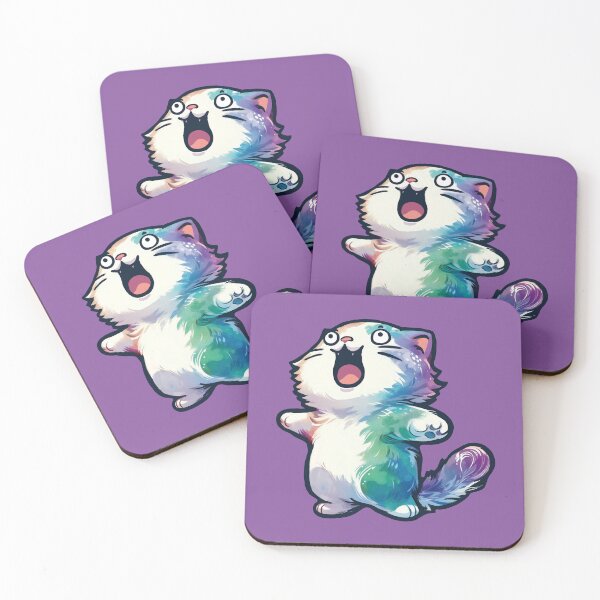 Item preview, Japanese style colorful cat - Wow designed and sold by WABISABIMOMENTS.