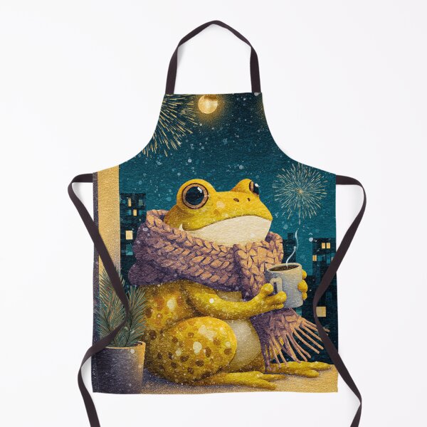 Item preview, Cozy Frog Under Fireworks designed and sold by Turocks.