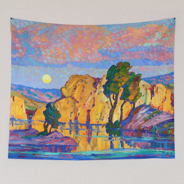 Item preview, Birger Sandzen - Late Moon Rising designed and sold by Jon-Baran.