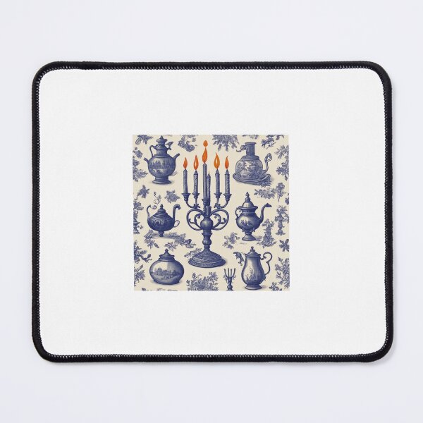 Item preview, Vintage Candelabra with Candlelight Illustration designed and sold by Mirgonhood.