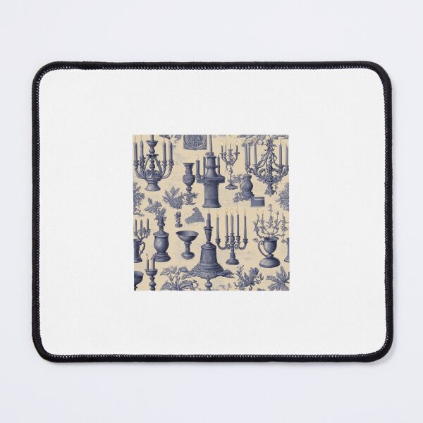 Item preview, Vintage Blue Candelabra Illustration designed and sold by Mirgonhood.