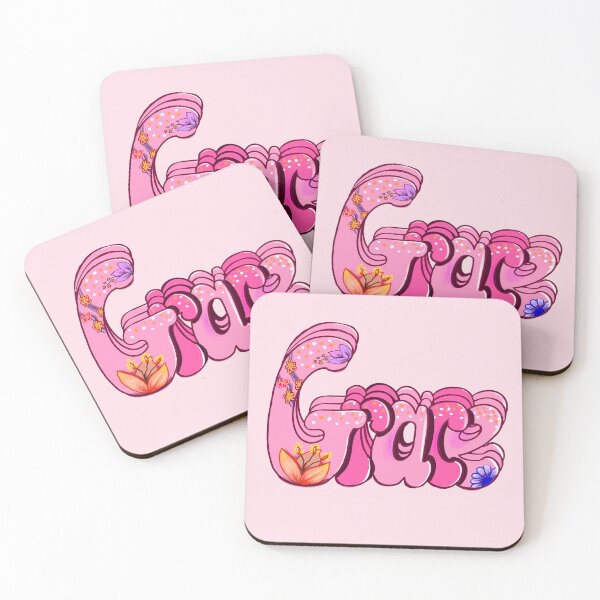 Item preview, Grace Preppy pink personalized gifts - Custom personalised Graffiti name Grace designed and sold by Artonmytee.