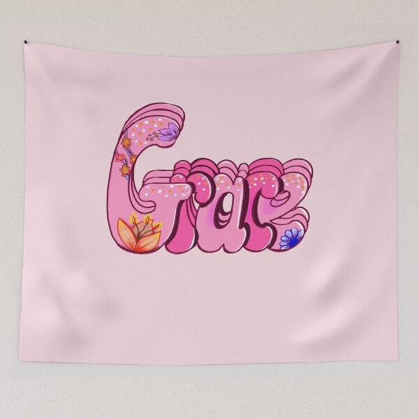 Item preview, Grace Preppy pink personalized gifts - Custom personalised Graffiti name Grace designed and sold by Artonmytee.