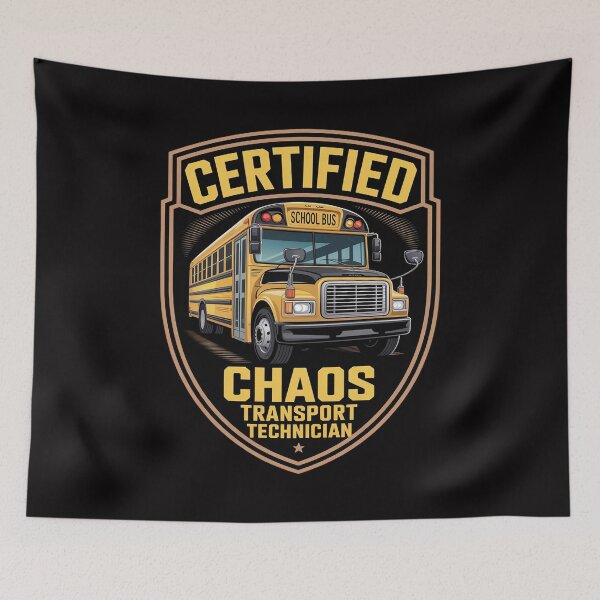 Item preview, Certified Chaos Transport Technician School Bus Driver designed and sold by Minoloinan.