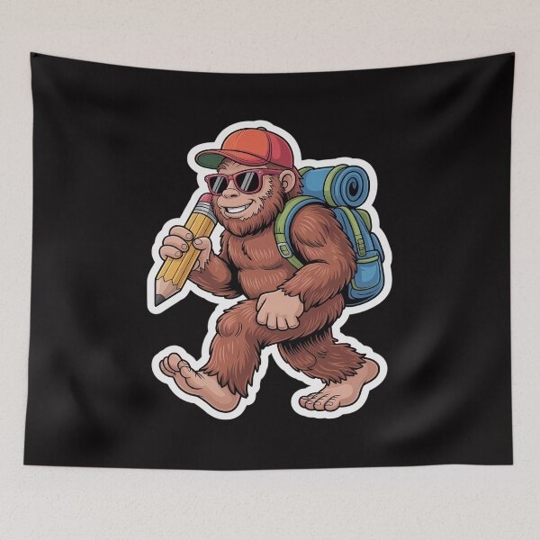 Item preview, Bigfoot Back to School Kid Bigfoot Backpack designed and sold by berniceschm.