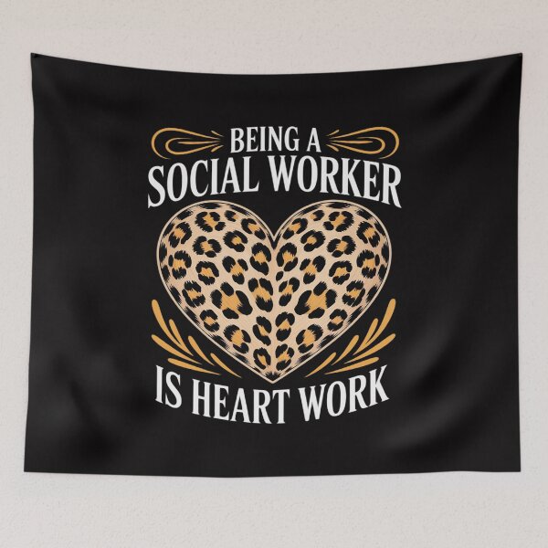 Item preview, Being A Social Worker Is Heart Work Community Workers designed and sold by berniceschm.