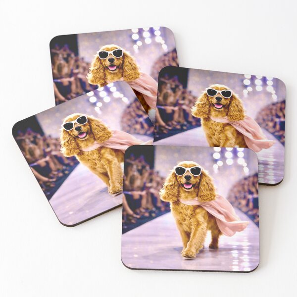 Item preview, Fashionable Cocker Spaniel on the catwalk. Fashion dog designed and sold by Steffani Lehmann.
