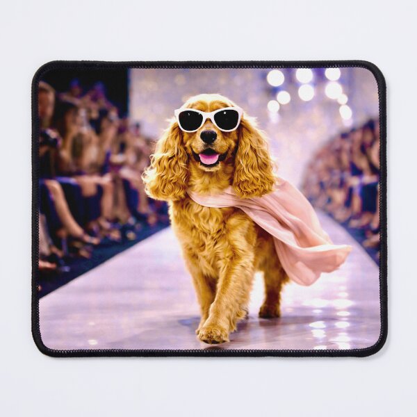 Item preview, Fashionable Cocker Spaniel on the catwalk. Fashion dog designed and sold by Steffani Lehmann.